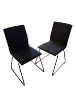 IKEA Esszimmerstuhl Navy aus Stoff - 6 Stück