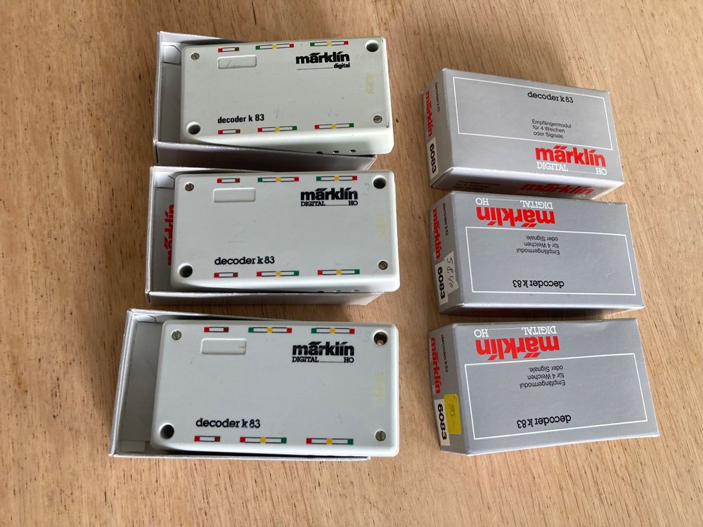 3 Märklin Decoder k83 6083 (Gebraucht) in Willisau für CHF 50 – mit ...