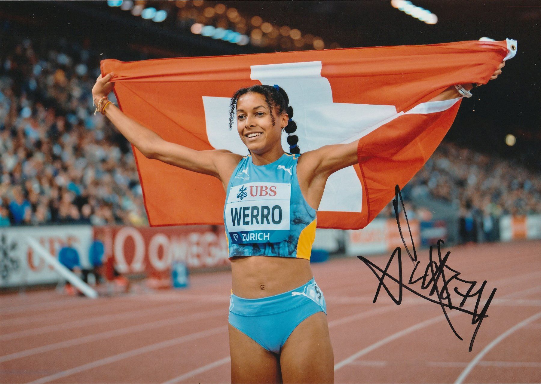 Autographes: Audrey Werro / Originalautogramm – D'occasion à Schwyz par racingautographs