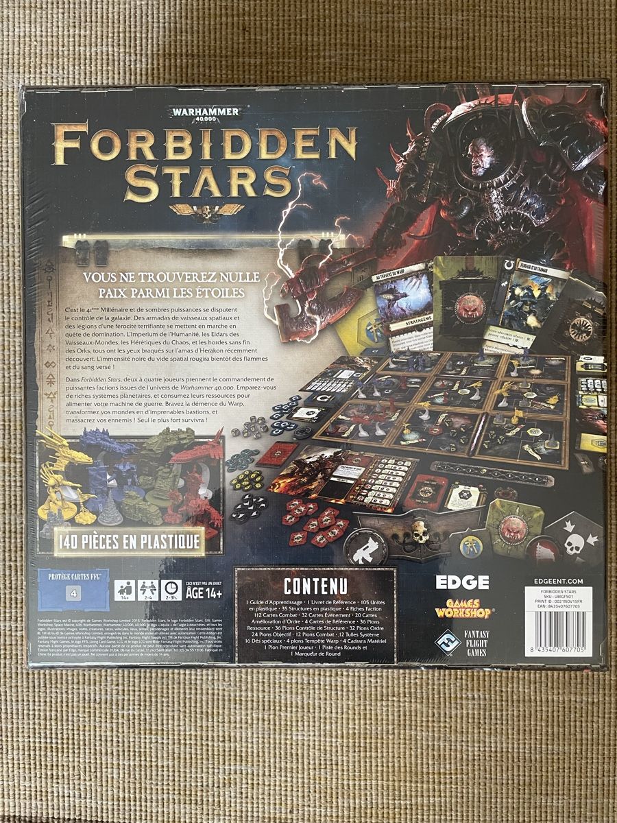 Spiele: Forbidden Stars, édition française – Neu und originalverpackt aus Reconvilier von claude-andre1951 1