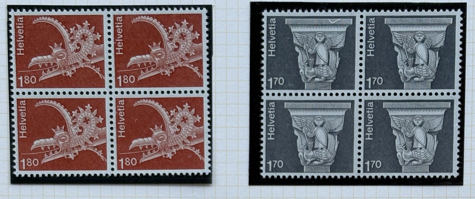 Tutti i francobolli: LOT 4 ER BLOCKS BRIEFMARKEN SCHWEIZ NEU – Nuovo (secondo la descrizione) da Ostermundigen venduto da Heavenmaus75 1
