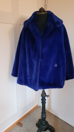 Marc Cain Jacke Royalblau Gr.36 Precious Amazing