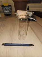 Glas mit Korken