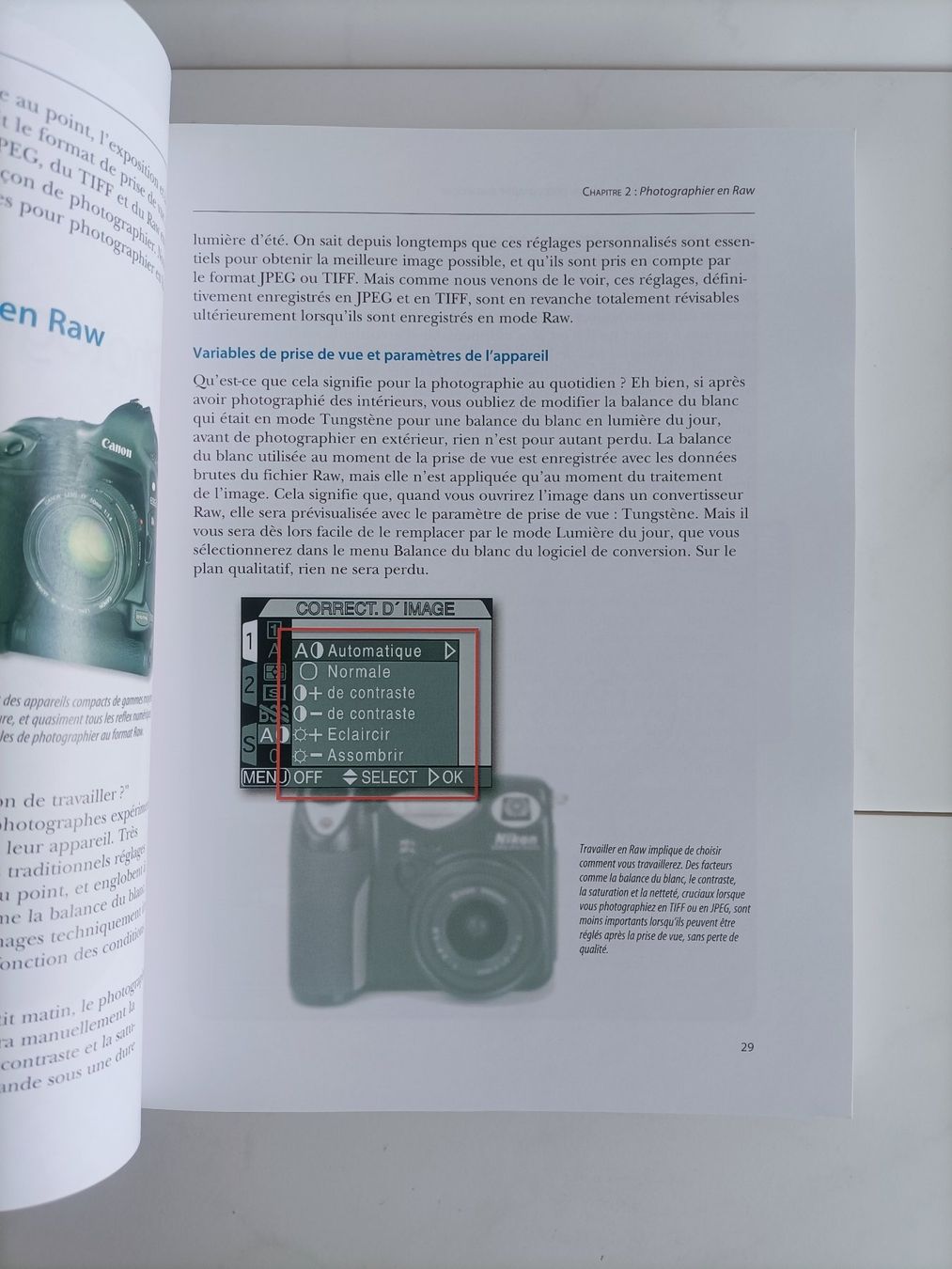 Bücher: Le format Raw - Le guide complet du photographe numérique / – Gebraucht aus crans montana von AB3963 4