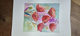 Watercolor abstract floral NEW