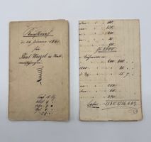 Alte Kaufbrief von 1841