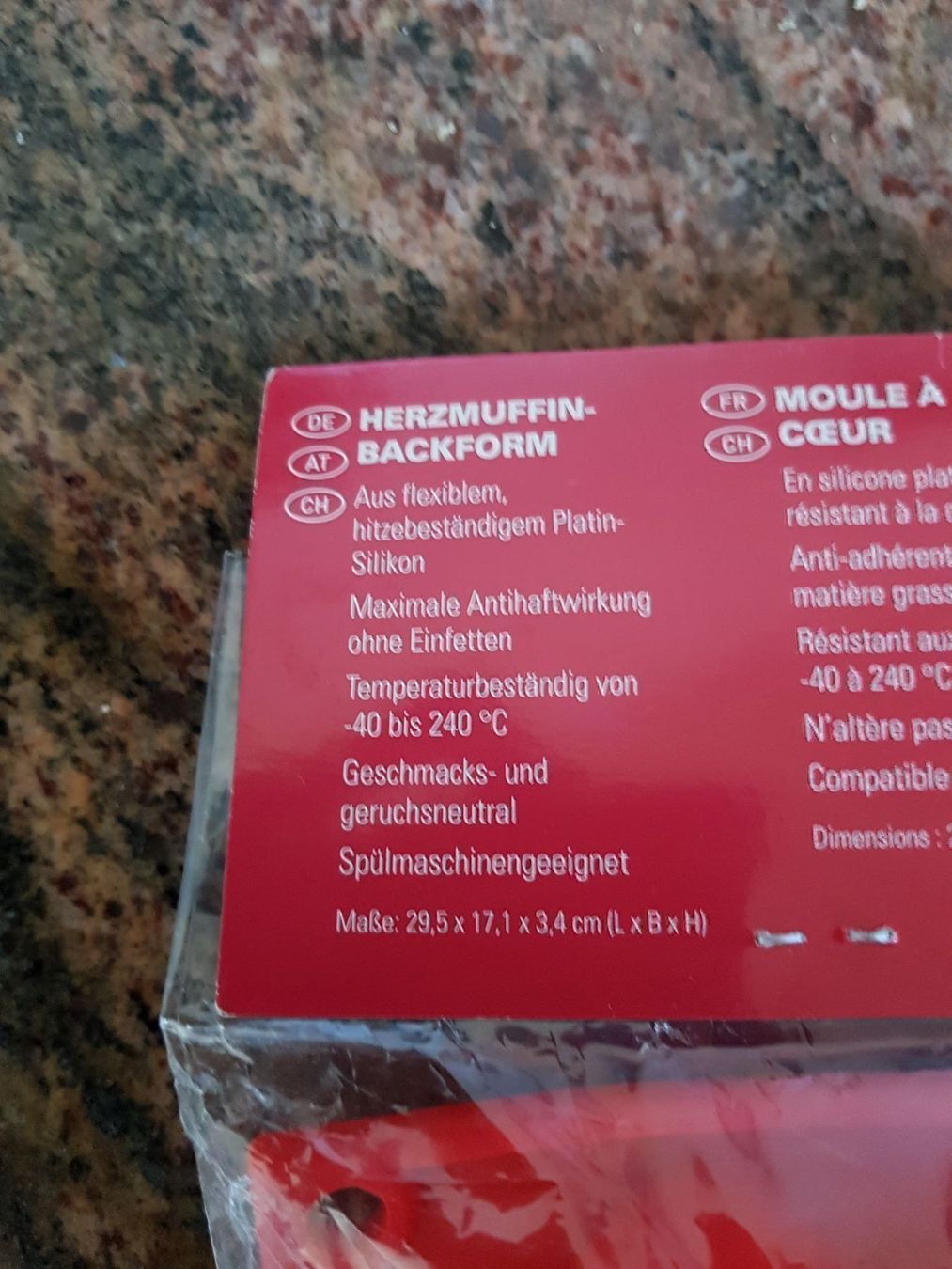Teglie da forno: Silikon Backform Herzmuffin Neu – Nuovo e nell'imballaggio originale da Döttingen venduto da Verkauf 1