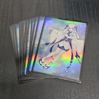 16x sleeves cartes yu-gi-oh anime holographiques 