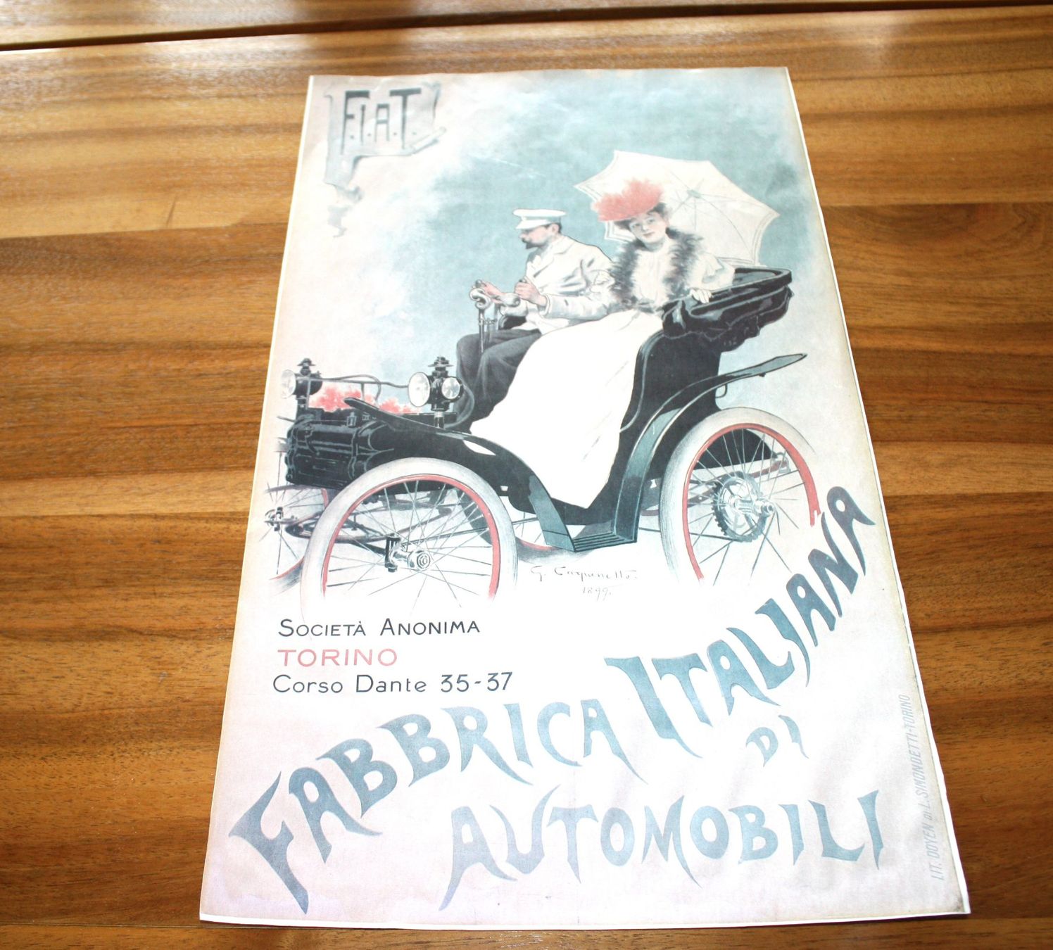 Foto & Immagini: FIAT Plakat – Usato da Spiez venduto da Trollius09