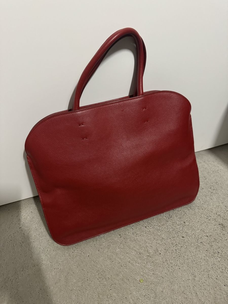Nina Ricci Borse da donna: Rote Ledertasche Nina Ricci Paris – Usato da Zürich venduto da Chanelle07