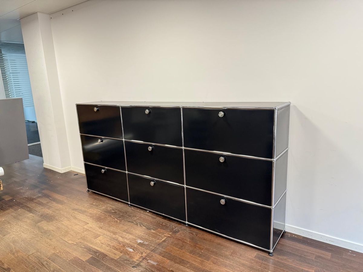 Kommoden: USM Sideboard schwarz – Gebraucht aus Grenchen von Design-Outlet 5