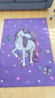 Tappeto bambini unicorno viola 120x170 cm come nuovo!