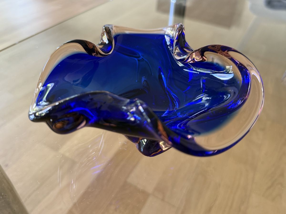 Schalen: Glasschale Glaskunst Vintage – Gebraucht aus Bern von Delamer