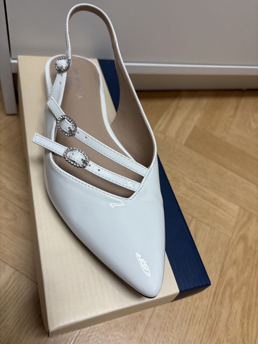 Scarpe da donna: Weisse Slingbacks 40 – Nuovo (secondo la descrizione) da Basel venduto da lolushka 5