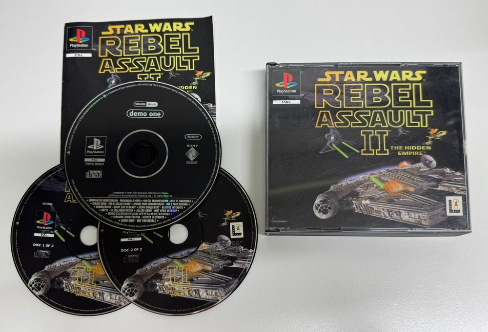 Sony Playstation PS1 - Star Wars Rebel Assault II 2 : The Hidden Empire - PAL