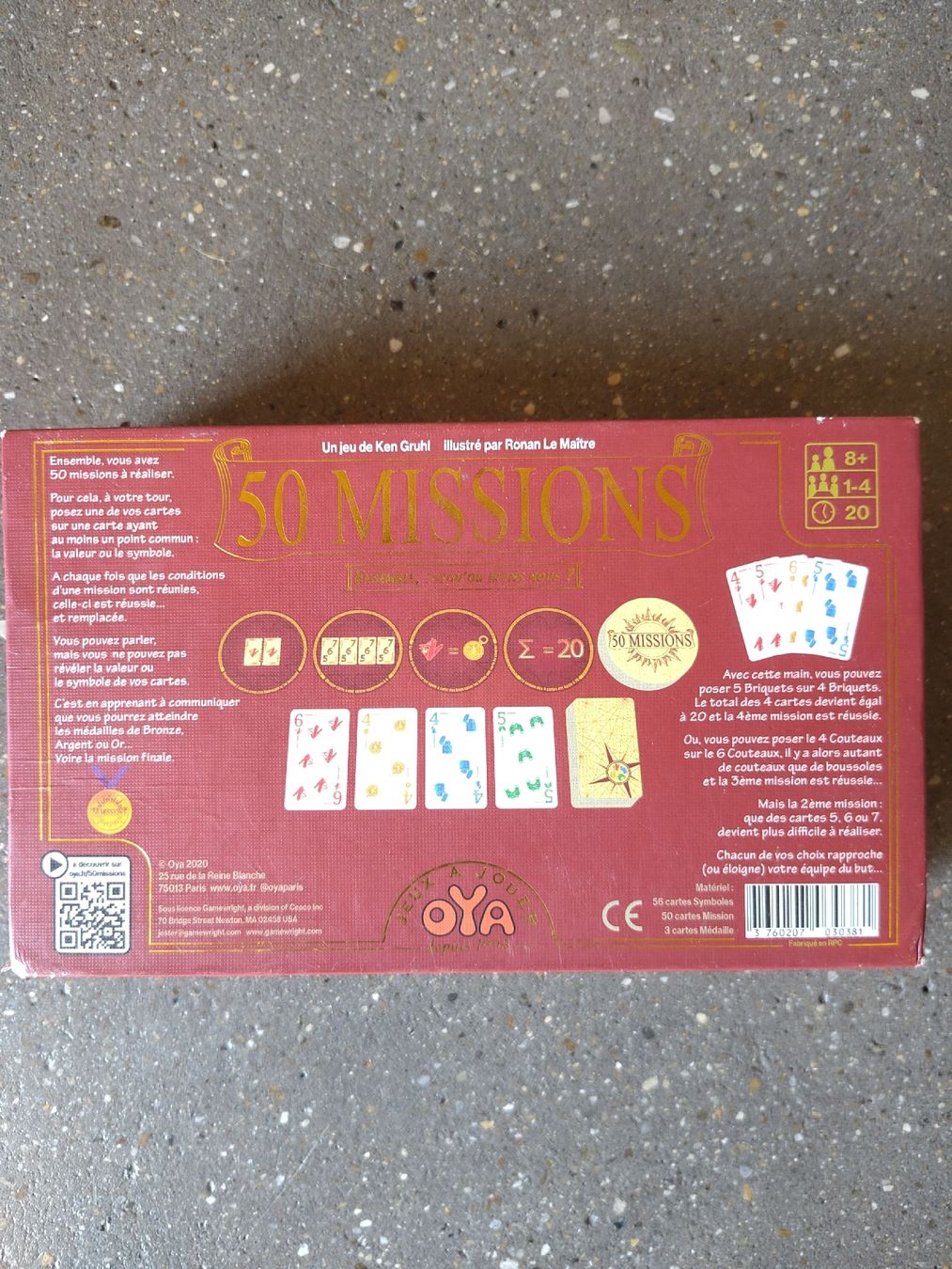 Spiele: Jeu de société 50 Missions – Gebraucht aus Zürich von aurelie.99 1