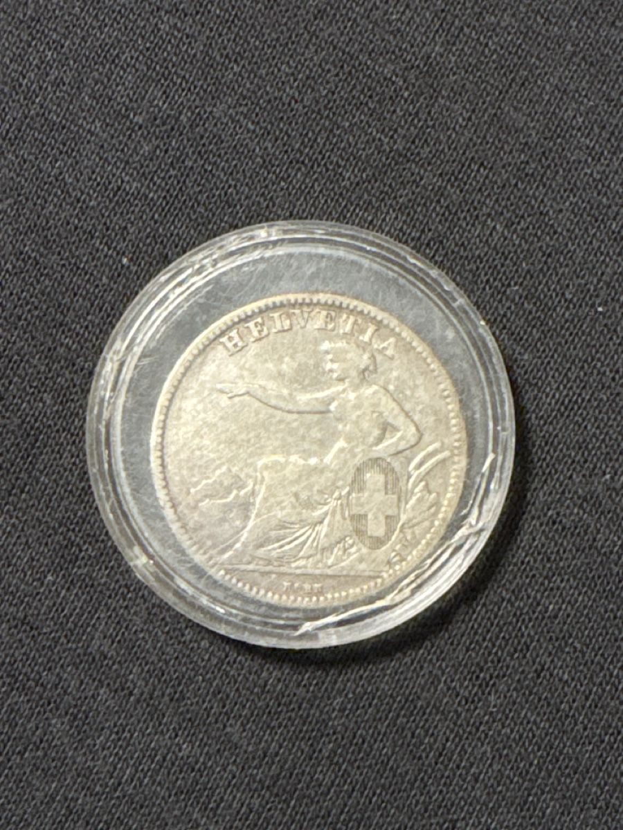Toutes les monnaies: 2 Franken Münze 1863 – D'occasion à Kaltbrunn par hello_00 1