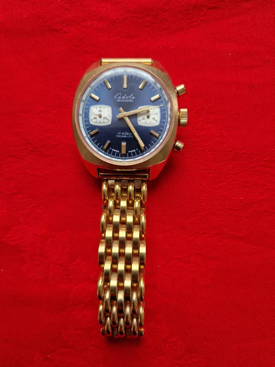 Montre Automatique Cadola Giulia Bleue Pour Homme - Occasion En Bon état