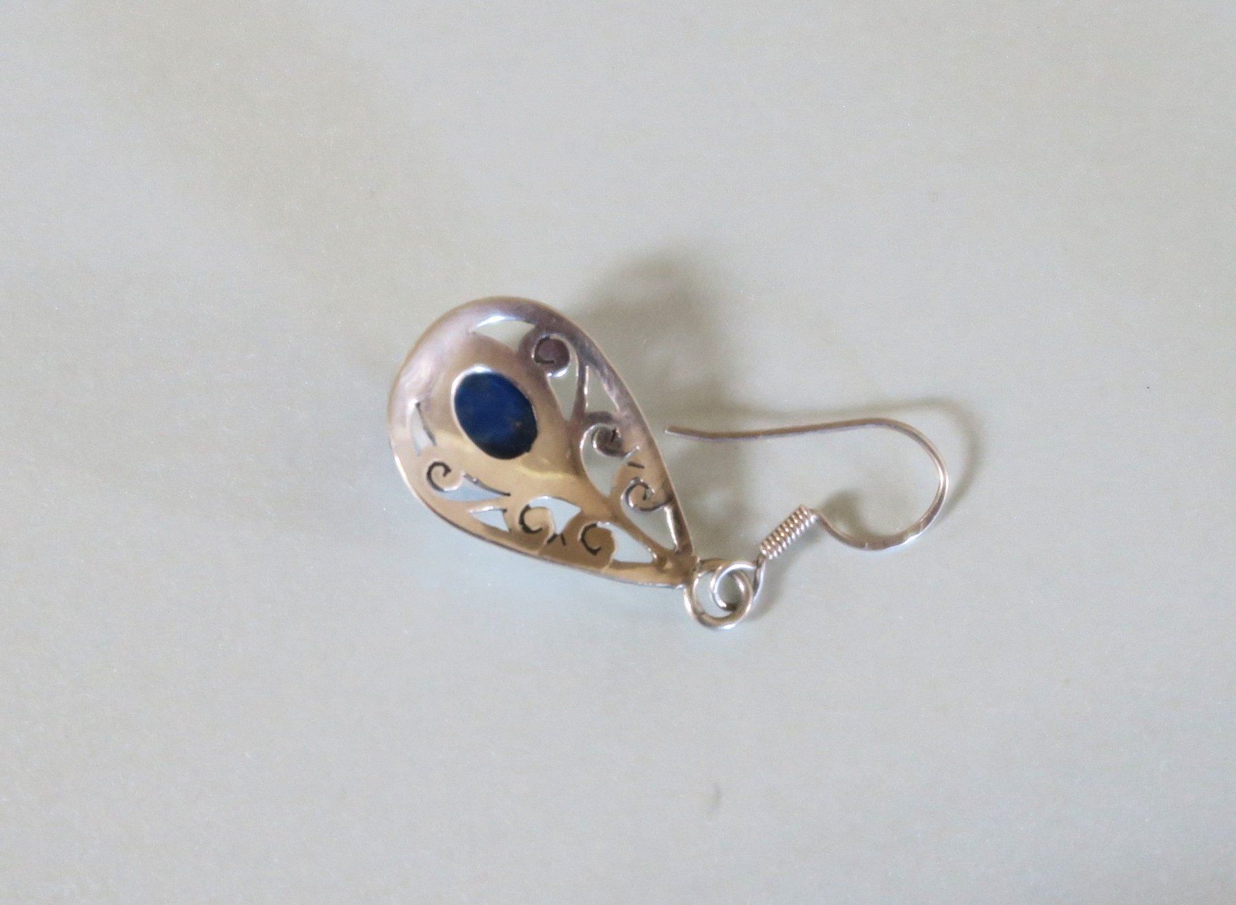 Orecchini pendenti & Orecchini a lobo: Einzel - Ohrhänger Silber 925, Lapislazuli – Usato da Brittnau venduto da marlenestone 3