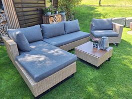 Gartenlounge Set, neuwertig, wetterfest, Top Zustand!