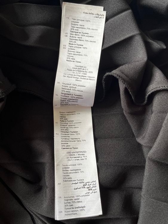 Sandro Vestiti: Sandro Paris Kleid schwarz Blumenmuster FR42/EU40 – Nuovo (secondo la descrizione) da Basel venduto da astwo 3