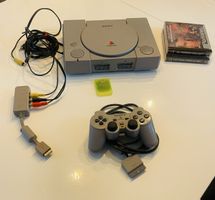 Console Sony PlayStation 1 avec accessoires et jeux