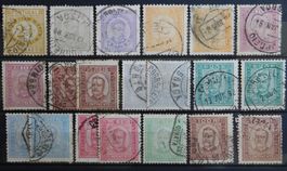 Portugal ex. Kat. 46-74 gest. 1876/92 Kat. 192 Euro