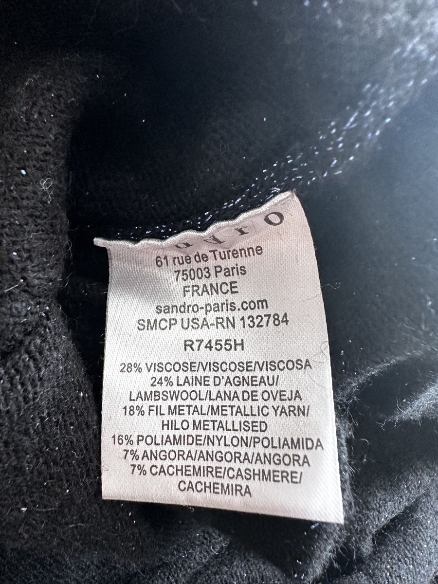 Sandro Vestiti: Sandro Kleid Dunkelblau Gr. 2 Glitzer   – Usato da Buchs SG venduto da Sunie 2