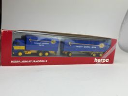HR- Herpa Scania ASG Transporte Pritschen Lastzug