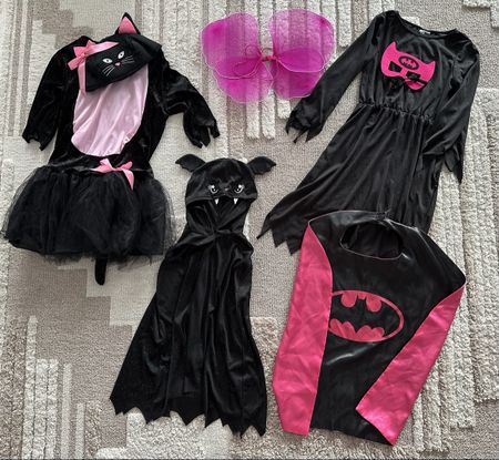 Kostüm Set für Fasnacht/Halloween Batgirl, Katze, Fledermaus