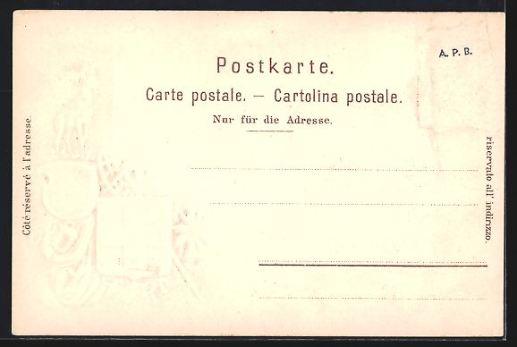Cartoline postali: Präge-AK Stans, Ortsansicht und Rahmen  – Usato da Berlin venduto da bartko-reher 1