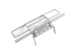 RC4WD VVV-C0947 Oxer Steel Front Winch Bumper Silver VS4-10