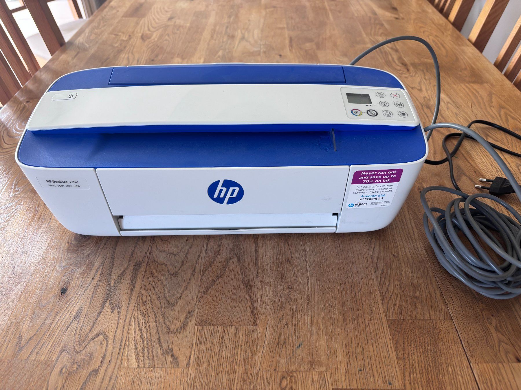 Hewlett Packard Drucker: Drucker HP Deskjet 3760 – Gebraucht aus Regensdorf von and_8snz
