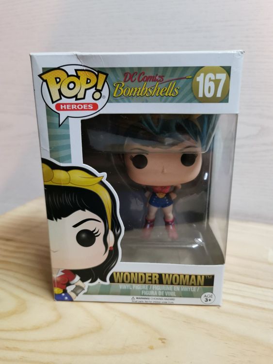 Funko Rock Candy – Wonder Woman DC Bombshells, Figura Collezionabile 9 Cm