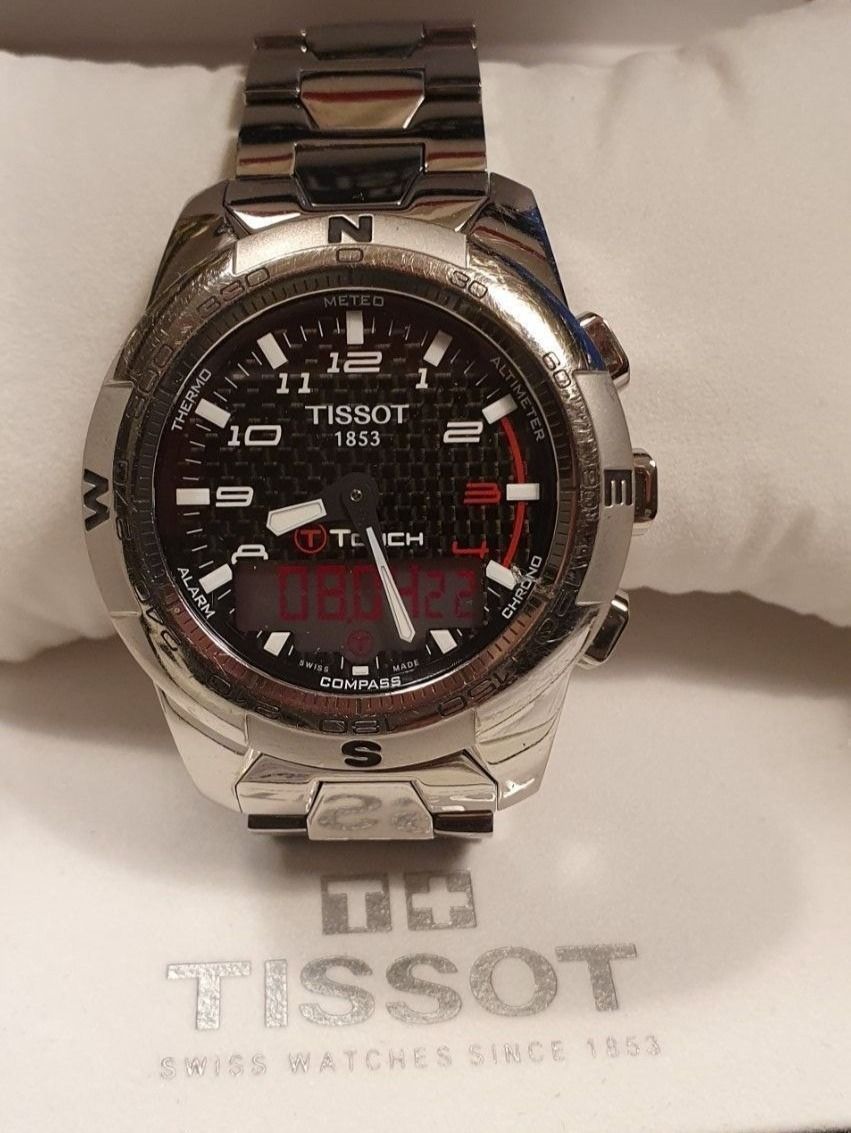 Tissot Orologi: Tissot Karbon T-Touch II Titanium - Touch-Screen Saphirglas – Usato da Hitzkirch venduto da enya2007 4