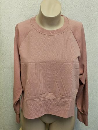 NIKE DRI-FIT Damen Sweatshirt Rosa Gr. M Sport Pullover Logo