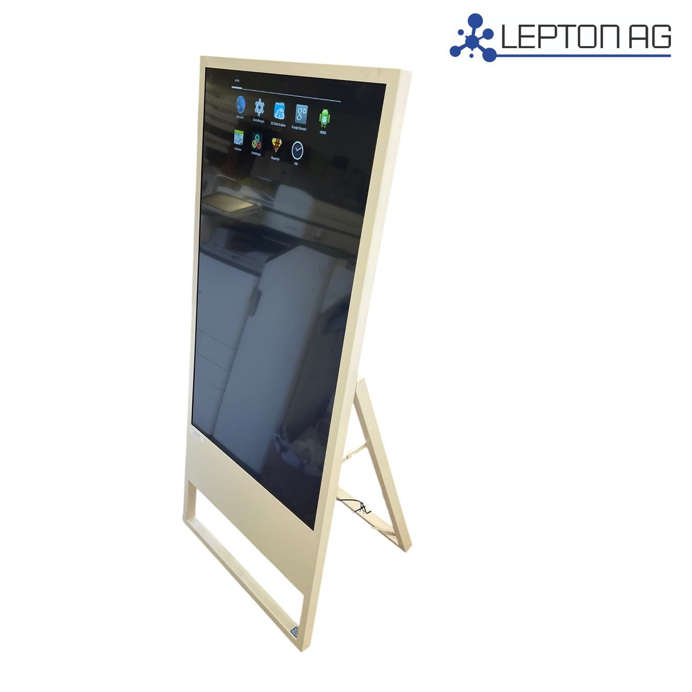 Sonstige Dekorationen & Accessoires: TecMaschin DKS-Led 43 Werbe/Präsentationsständer/ Android – Gebraucht aus Niederdorf von LeptonAG