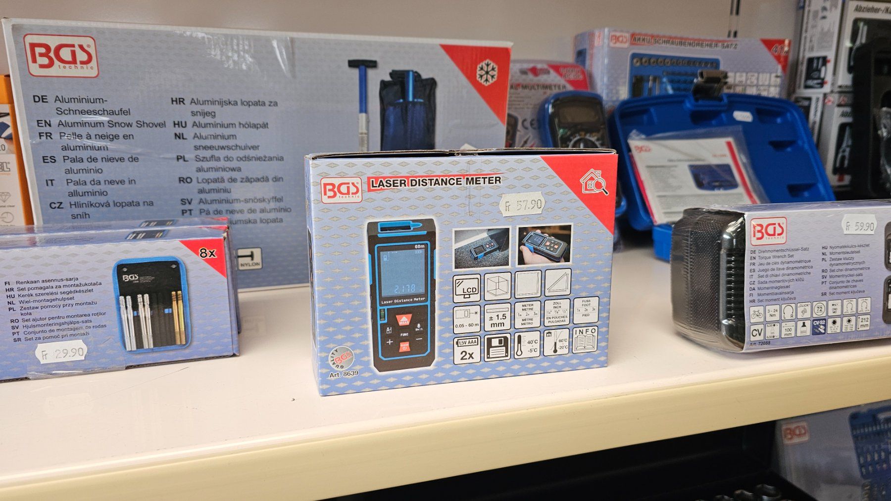 Misurare: BGS Laser Distanzmesser 60m – Nuovo e nell'imballaggio originale da Koppigen venduto da Bracher_Mail-House 1
