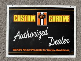 Custom chrome Harley Davidson 