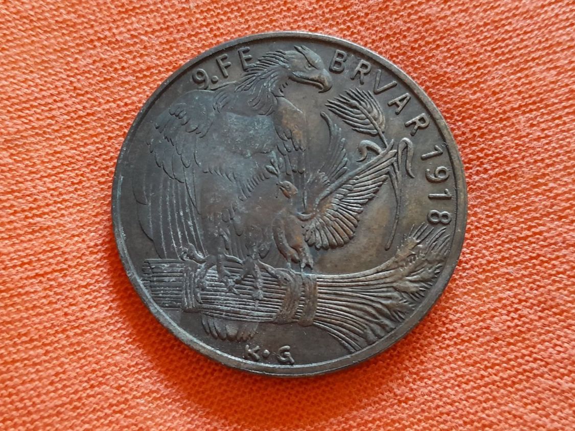 Medaglie: Medaille 1918, Friede mit der Ukraine, 36mm – Nuovo (secondo la descrizione) da Aarau venduto da Reto_BA_01 1