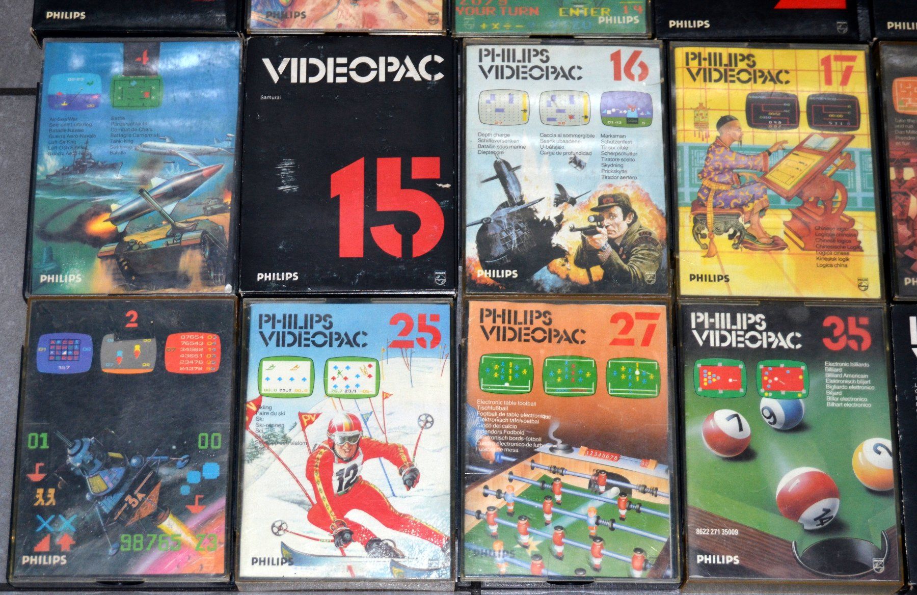 Spiele: Philips Videopac 15 Spiele / 15 jeux – Gebraucht aus Collonges von arashee 3