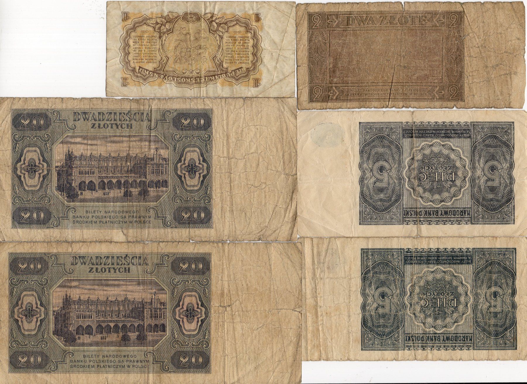 Banknoten: 17 gebrauchte alte Geldscheine – Gebraucht aus Eglisau von Chperfins 7