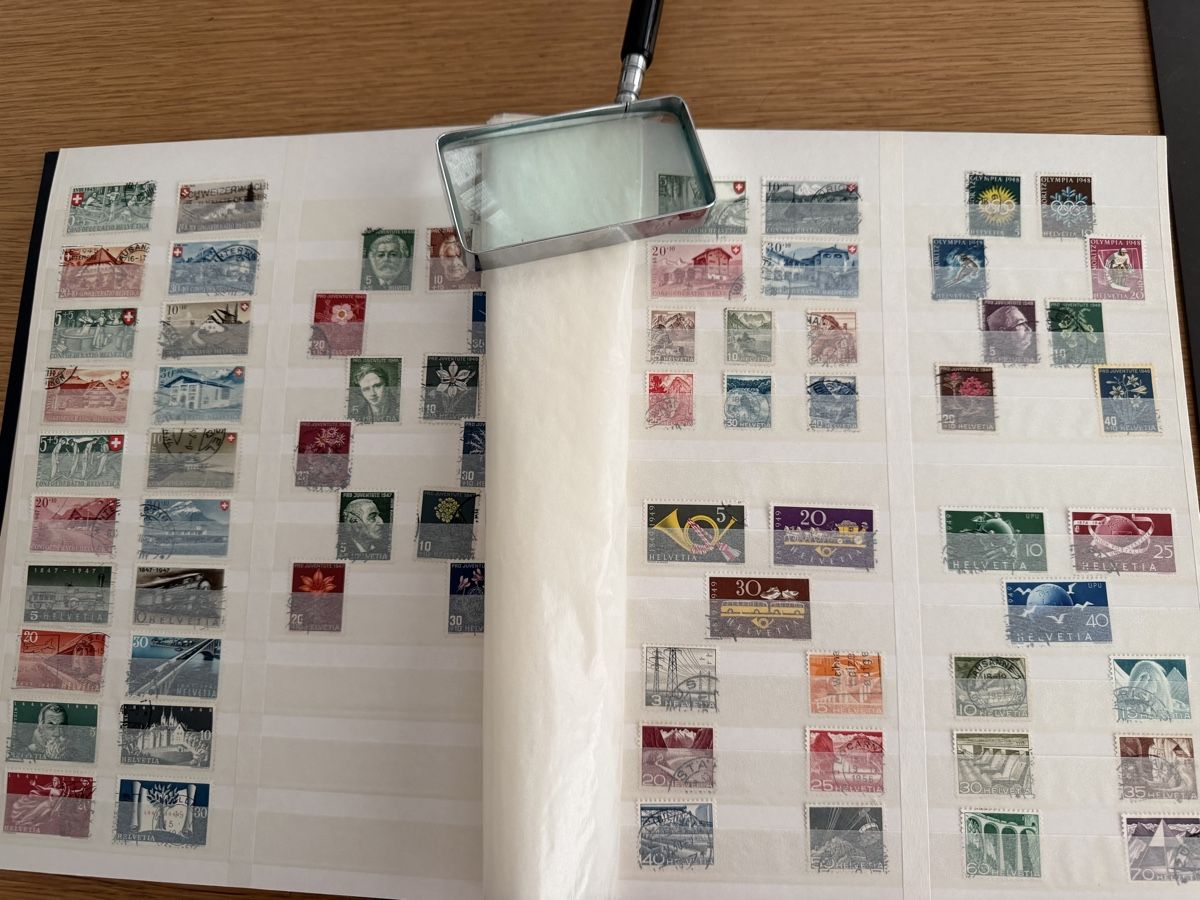 Alle Briefmarken: Album mit 38 Seiten Inhalt  – Gebraucht aus Murgenthal von Tina_4055 4