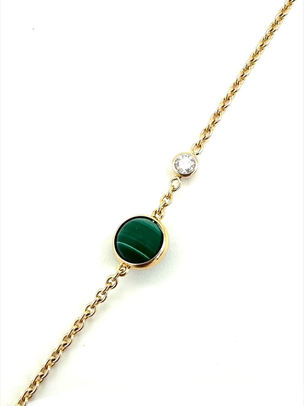 Piaget Bracciali & Braccialetti: PIAGET. Collection "Possession", bracelet malachite diamant – Usato da Renens VD venduto da Diademe.sarl 1