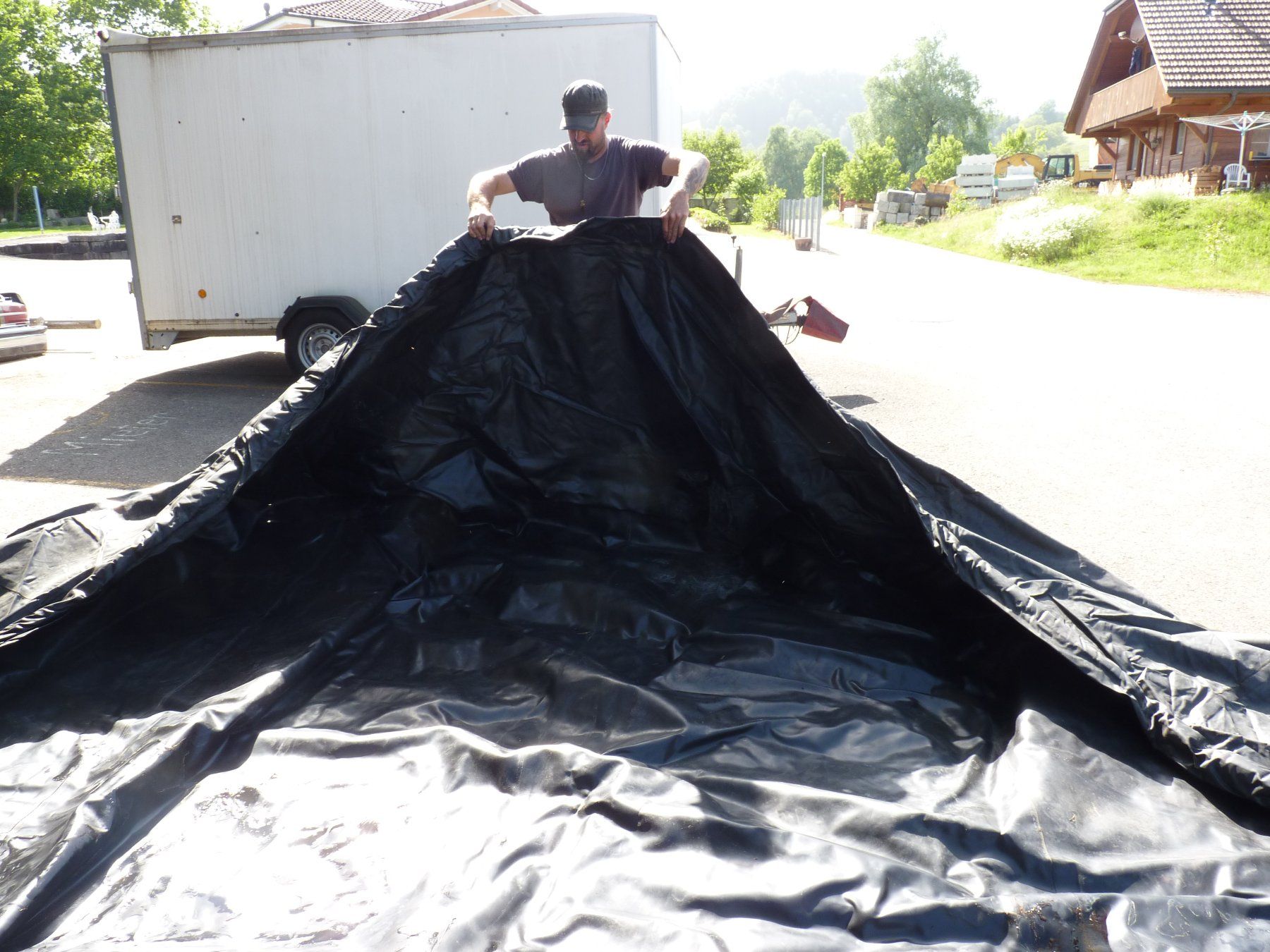 Piscine: Bassin,30.000 Liter ,Armee,Pool, Wasserbehälter,Schwimmbad – Usato da gettnau venduto da 12joe 4