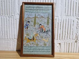 Orientalische Malerei Jagdszene