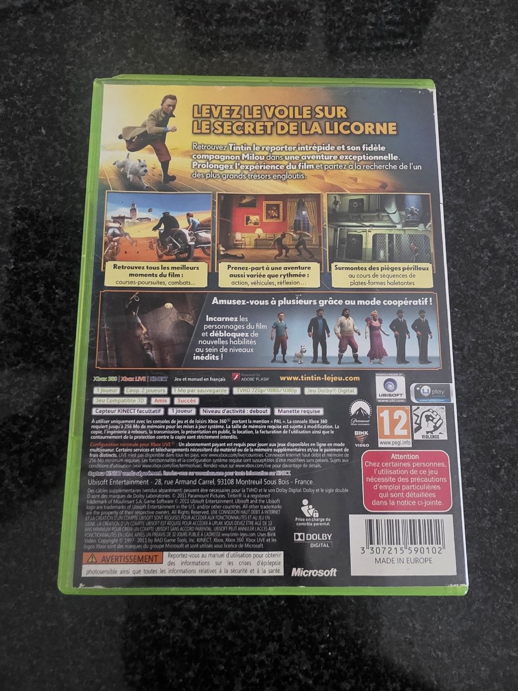 Spiele: Tintin Xbox 360 – Gebraucht aus Chavornay von Crash37 2