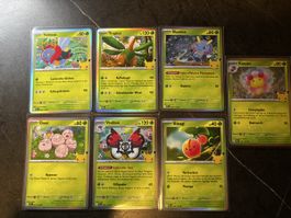 7er Bündel Celebration 30th Pokémon Karten DE