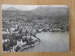 Ansichtskarte Lugano von Swissair Photo AG, gelaufen