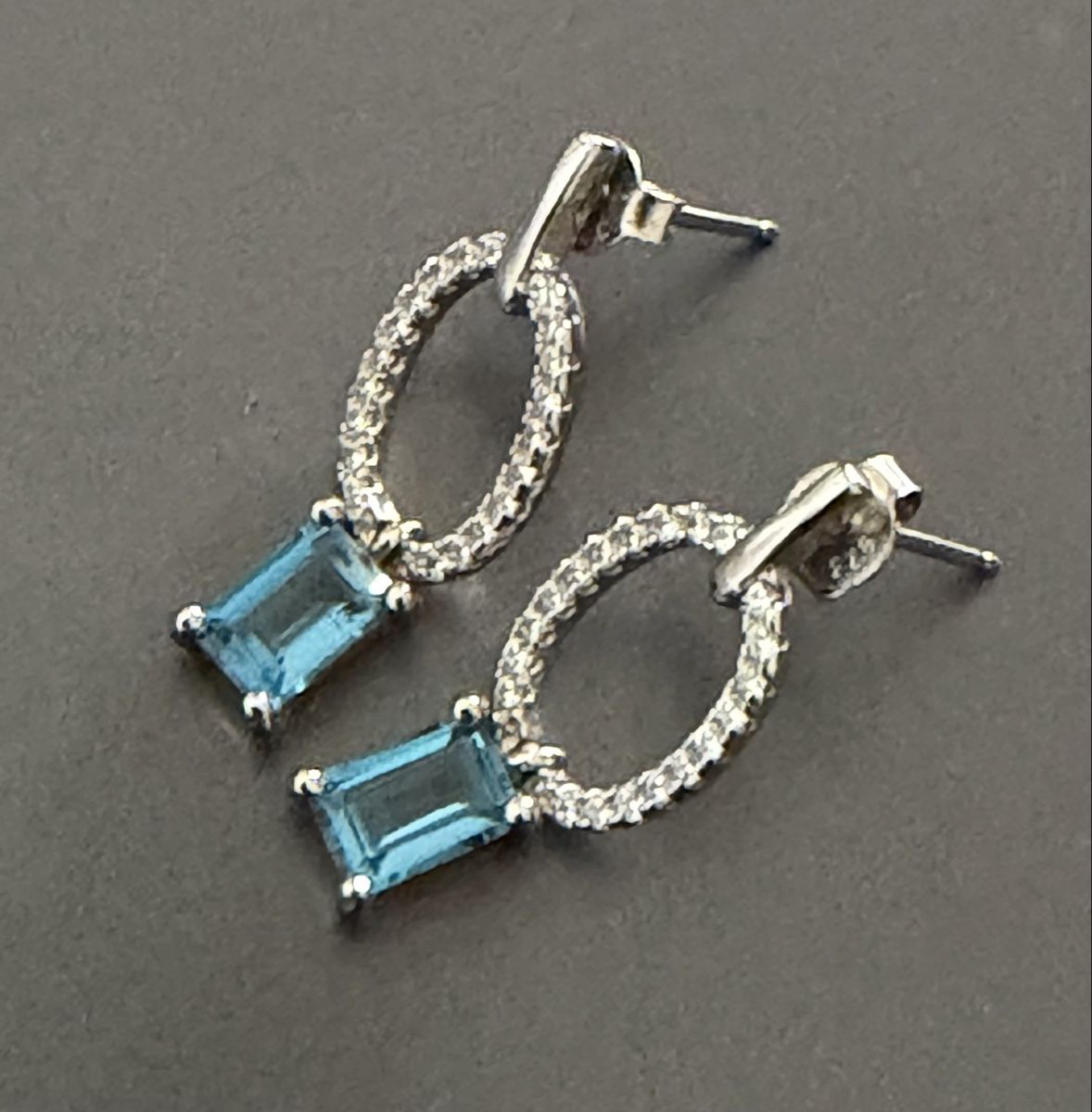 Orecchini pendenti & Orecchini a lobo: Elegante Silber Ohrringe mit Topas! – Nuovo (secondo la descrizione) da Luzern venduto da Pool33 3